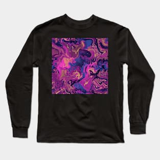 Purple Astros Long Sleeve T-Shirt